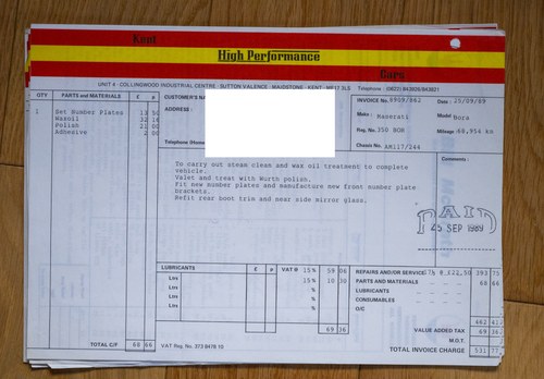 1972 Maserati Bora (LHD) zum Verkauf (Bild 189 von 190)