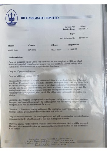 1994 Maserati Ghibli In vendita (immagine 146 di 203)