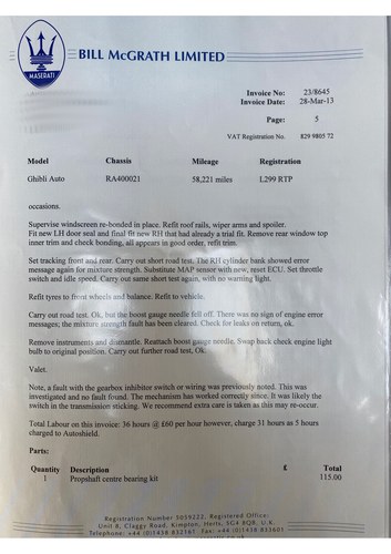 1994 Maserati Ghibli In vendita (immagine 150 di 203)