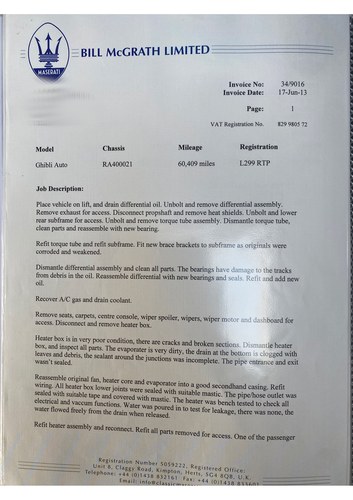 1994 Maserati Ghibli In vendita (immagine 143 di 203)