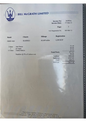 1994 Maserati Ghibli In vendita (immagine 145 di 203)