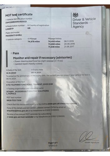 1994 Maserati Ghibli In vendita (immagine 108 di 203)