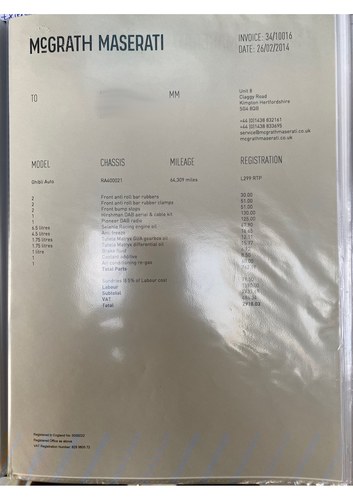 1994 Maserati Ghibli In vendita (immagine 140 di 203)