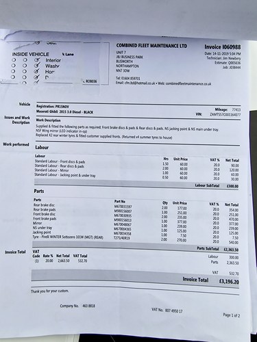 2015 Maserati Ghibli DV6 Auto (M157) à vendre (picture 181 of 187)