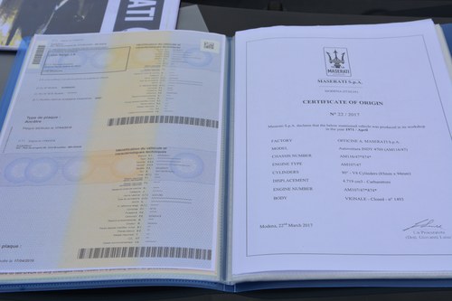 1971 MASERATI INDY 4.7 En venta (imagen 129 de 132)