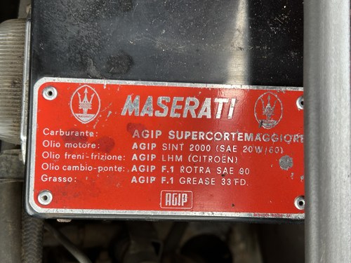 1974 Maserati Merak (RHD) Te koop (foto 288 van 288)