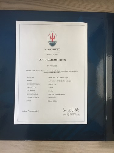 1966 Maserati Mistral 3700 Coupé LHD In vendita (immagine 152 di 153)