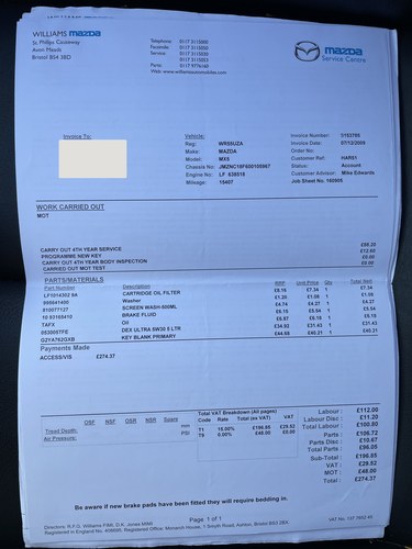 2005 Mazda MX-5 Sport In vendita (immagine 185 di 209)