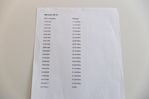 1983 Mercedes-Benz 500SL En venta (imagen 243 de 252)