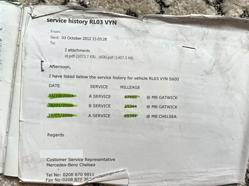 2003 Mercede-Benz S600 L Saloon Auto zum Verkauf (Bild 206 von 215)