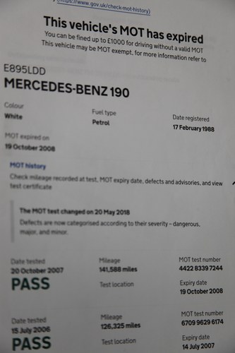 NO RESERVE - 1988 Mercedes-Benz 190 In vendita (immagine 83 di 94)