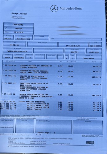 1994 Mercedes-Benz 190E 2.5-16 Cosworth Manual For Sale (picture 123 of 134)