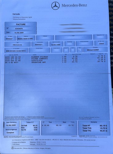 1994 Mercedes-Benz 190E 2.5-16 Cosworth Manual For Sale (picture 126 of 134)