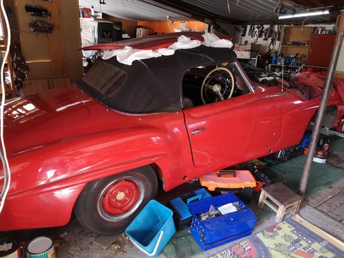 1957 Mercedes-Benz 190SL (RHD) restoration object In vendita (immagine 6 di 244)