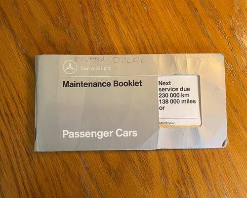 NO RESERVE - 1993 Mercedes-Benz 220CE Auto (W124) zum Verkauf (Bild 153 von 153)