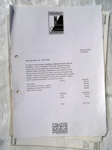 1966 Mercedes-Benz 230 'Fintail' (W110) In vendita (immagine 209 di 216)