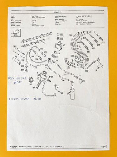 1984 Mercedes-Benz 230CE In vendita (immagine 185 di 208)