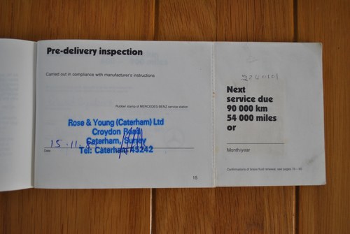 1989 Mercedes Benz 230CE Auto (C124) For Sale (picture 80 of 89)