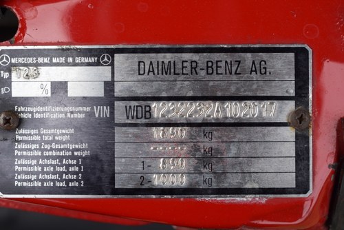 1984 Mercedes 230E (W123) For Sale (picture 122 of 152)