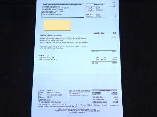 1989 Mercedes-Benz 230TE Estate (S124) zum Verkauf (Bild 141 von 146)