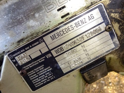 1989 Mercedes-Benz 230TE Estate (S124) zum Verkauf (Bild 110 von 146)