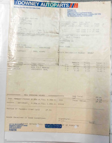 1974 Mercedes-Benz 250 (W114) Te koop (foto 95 van 146)