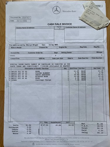 1968 Mercedes 250SE (W108) In vendita (immagine 128 di 139)