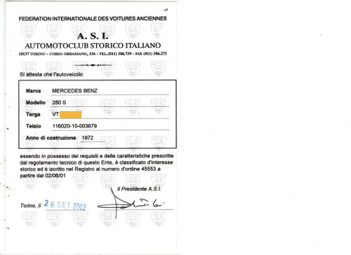 1972 Mercedes-Benz 280 S Te koop (foto 65 van 66)