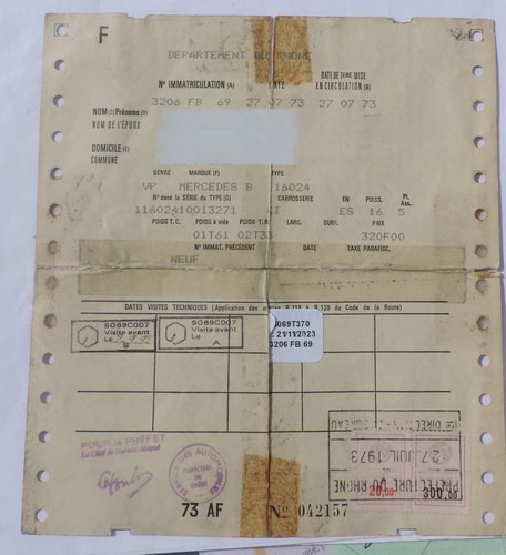 1973 Mercedes-Benz 280 SE (W116) In vendita (immagine 111 di 113)