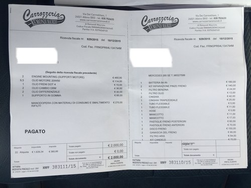 1970 Mercedes-Benz 280 SE 3.5 ‘Flachkühler’ (W111) For Sale (picture 144 of 149)