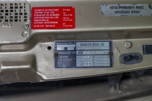 1984 Mercedes 280SL R107 zum Verkauf (Bild 135 von 252)