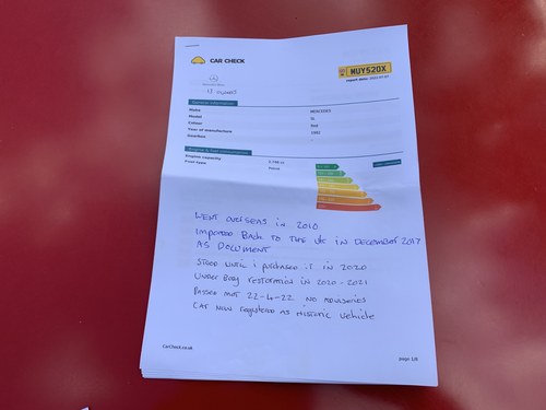 1982 Mercedes-Benz 280SL (R107) En venta (imagen 180 de 188)