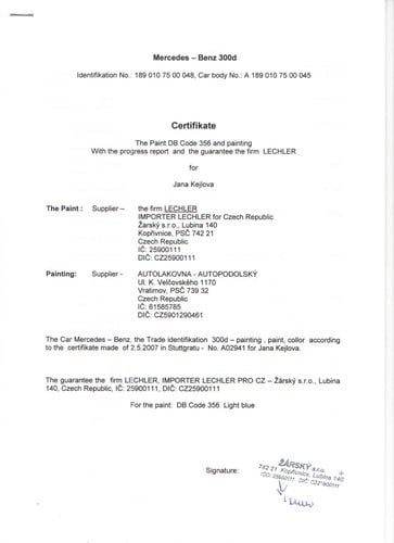 1957 Mercedes Benz 300d “Adenauer” (W189) zum Verkauf (Bild 85 von 86)