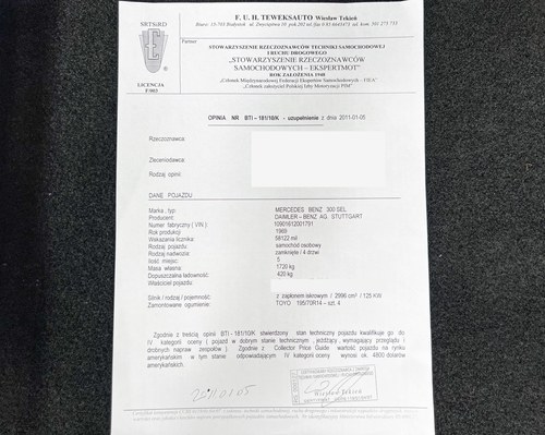 1969 Mercedes-Benz 300 SEL 2.8-litre Auto (W109) LHD à vendre (picture 207 of 215)