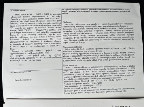 1969 Mercedes-Benz 300 SEL 2.8-litre Auto (W109) LHD à vendre (picture 202 of 215)