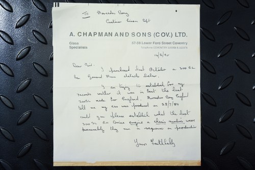 1989 Mercedes-Benz 300 SL Auto (R107) Te koop (foto 184 van 188)