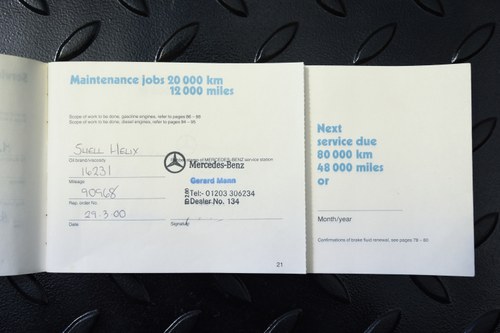 1989 Mercedes-Benz 300 SL Auto (R107) Te koop (foto 169 van 188)