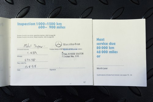 1989 Mercedes-Benz 300 SL Auto (R107) Te koop (foto 167 van 188)