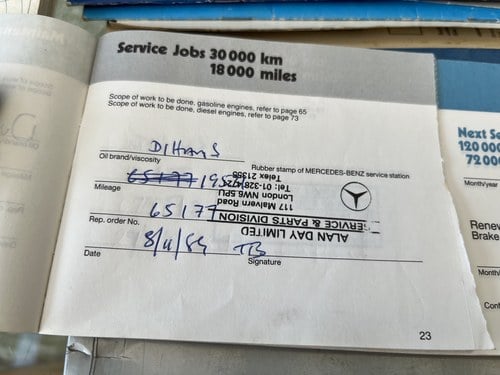 1987 Mercedes Benz 300 SL (R107) In vendita (immagine 220 di 253)