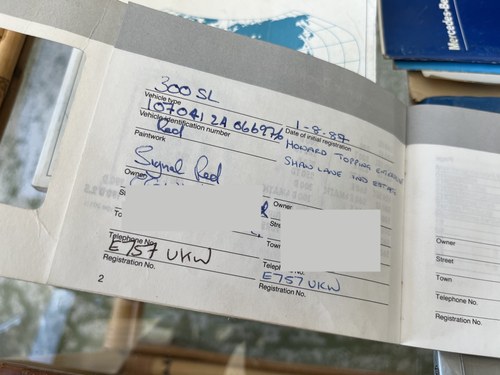 1987 Mercedes Benz 300 SL (R107) In vendita (immagine 216 di 253)