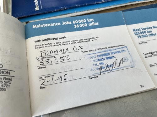 1987 Mercedes Benz 300 SL (R107) In vendita (immagine 224 di 253)