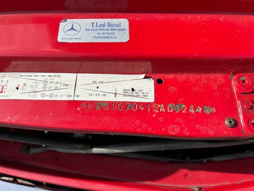 1988 Mercedes-Benz R107 300SL zum Verkauf (Bild 179 von 236)