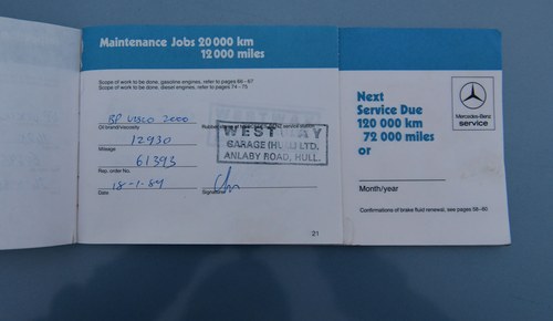 1988 Mercedes-Benz 300SEL W126 zum Verkauf (Bild 59 von 64)