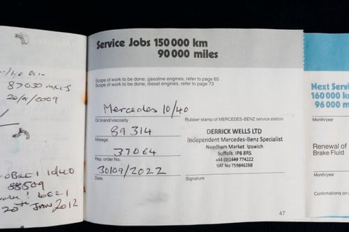 1986 Mercedes-Benz 300 SL (R107) zum Verkauf (Bild 188 von 218)