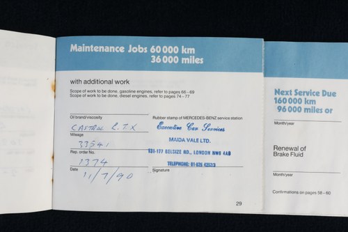 1986 Mercedes-Benz 300 SL (R107) zum Verkauf (Bild 179 von 218)