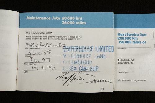 1986 Mercedes-Benz 300SL (R107) In vendita (immagine 150 di 176)