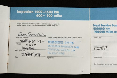 1986 Mercedes-Benz 300SL (R107) In vendita (immagine 145 di 176)