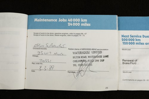 1986 Mercedes-Benz 300SL (R107) In vendita (immagine 148 di 176)