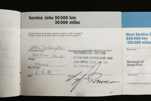 1986 Mercedes-Benz 300SL (R107) In vendita (immagine 149 di 176)