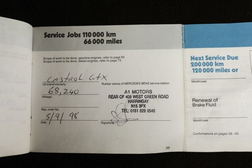 1986 Mercedes-Benz 300SL (R107) In vendita (immagine 155 di 176)